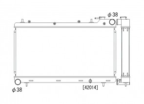 Subaru Impreza GC8 1.8/2.2 NT + 2.5 RS Koyo Radiator JDM/USA