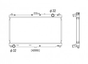 Mazda MX5 NB 99-05 1.8 MT Koyo Alu Radiator 36mm
